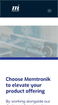 Mobile Screenshot of memtronik.com