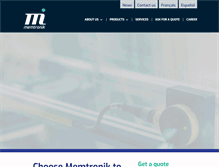 Tablet Screenshot of memtronik.com